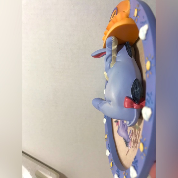 NIB Bradford Exchange Eeyore plate decor Some Days Look Better Upside down - Picture 7 of 14